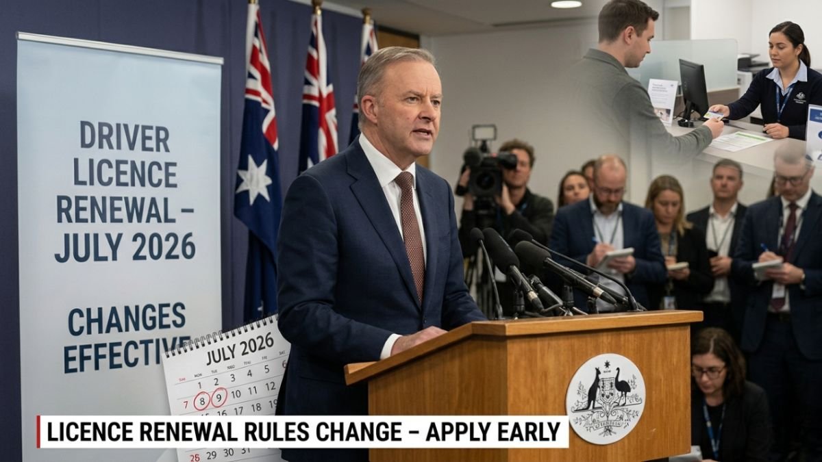 Australia Driving Licence Renewal July 2026: Millions Told to Apply Early as New Rules Kick In
