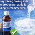 Experts say mixing baking soda with hydrogen peroxide is increasingly recommended