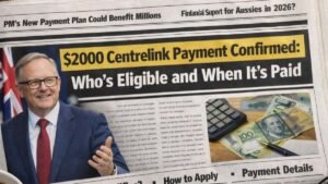 $2000 Centrelink Payment Confirmed: Who’s Eligible and When It’s Paid