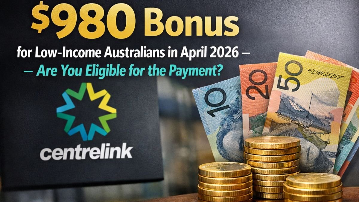$980 Bonus for Low-Income Australians in April 2026 – Are You Eligible for the Payment?