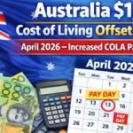 Australia $1,200 Cost of Living Offset Benefit April 2026 – Increased COLA Payout Dates