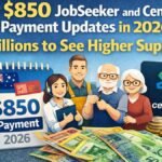 New $850 JobSeeker and Centrelink Payment Updates in 2026 – Millions to See Higher Support