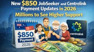 New $850 JobSeeker and Centrelink Payment Updates in 2026 – Millions to See Higher Support