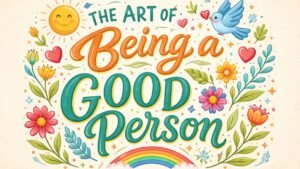 The art of being a good person: 10 simple habits of naturally kind people