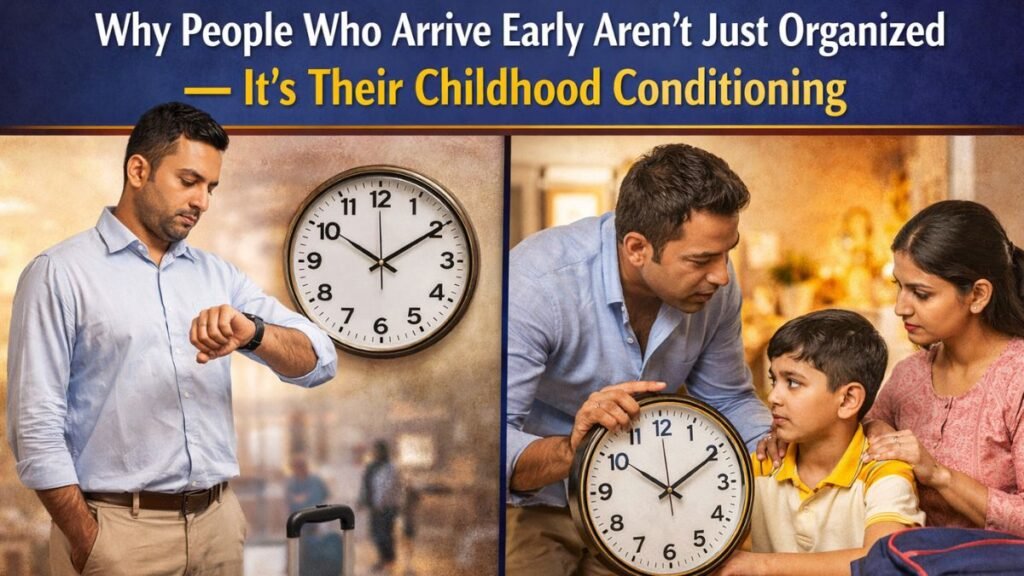 Why People Who Arrive Early Aren’t Just Organized — It’s Their Childhood Conditioning